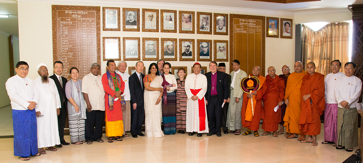 Delegation meet State Counsellor