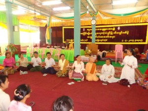RfP-Myanmar  Women Of Faith Network Session Prayer Ceremoy from Payarphyu Monastrey  