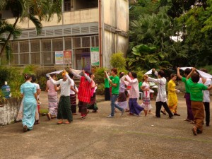 Traditional Dance Concert of RfP-Myanmar Interfaith Youth Network Group from International Peace Day Ceremony    